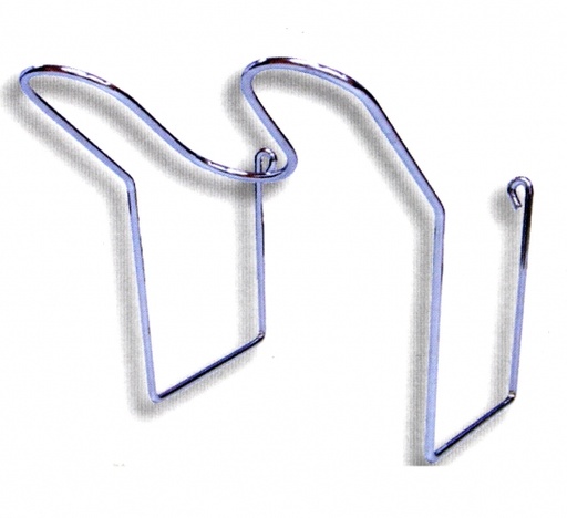 [AA129] Support pour flexible d'aspiration et poignée - Fixation murale