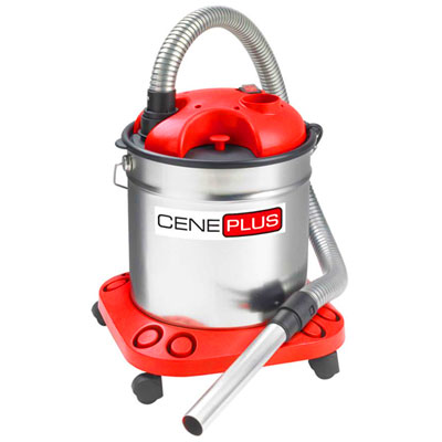 [AA320] Bidon vide cendres décolmatant CENEPLUS à moteur électrique 950W, 18L pour aspirer les cendres froides des cheminées, des poêles à bois ou à granulés