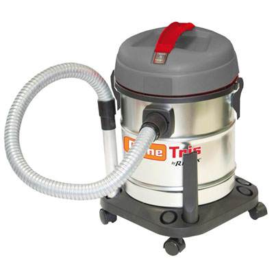 [AA322] Bidon vide cendres CENETRIS cendres froides, eaux, poussières (3 en 1), à moteur électrique 1200W, 25L + accessoires