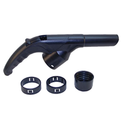 [AA336] poignée DESIGN Ergonomique pvc noire diamètre 32 à visser