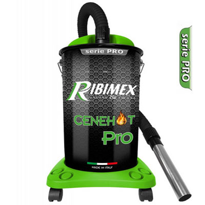 [AA373] Aspirateur à cendres chaudes Ribimex Cenehot PRO 25 L 1200 W, 25L pour aspirer les cheminées, les poêles à bois ou à granulés, Ribimex PRCEN005