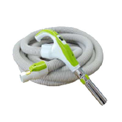 [AA428] Flexible de 10 m avec bouton marche/arrêt et nouveau terminal rotatif 360°à chaque extrémité﻿, poignée verte