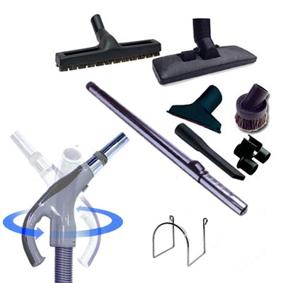 [AAC233] Trousse 8 accessoires + 1 flexible 8 m Universel toutes marques avec bouton marche/arrêt