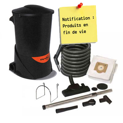 [AC083] Pack Dyvac 11070388 avec kit de nettoyage et accessoires - Logement jusqu'à 300 m2 - Garantie 2 ans, Aldes 11070388