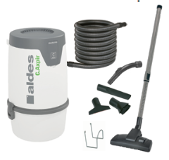 [AC145] aspirateur central ALDES Pack C.AXPIR INITIA Garantie 2 ANS (jusqu’à 200 m²) + set de nettoyage, Aldes 11071138