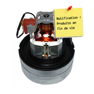 [AD015] Moteur 1000 W remplace le 1100 W pour les centrales d'aspiration Axpir standard, confort, Energy et Blue, Garantie 1 an, ALDES 11070069