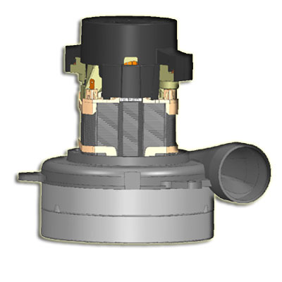 [AD189] Moteur Q6600-005T-MP d'aspiration centralisée ElectroMotors remplace les moteurs Ametek 116353, 116355, 116414, 116420,117101, 117275