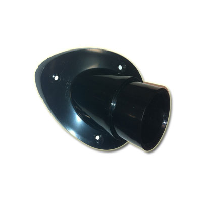 [AD205] Sortie tangentiel plastique GA 100, GA 150, GA 200, GA 250, , fabrication centrale avant 1998, Générale d'Aspiration 31050059