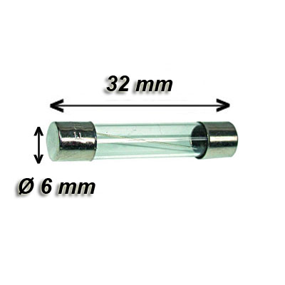 [AD273] Fusible 6 x 32 mm 6,3A RAPIDE