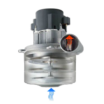 [ADC221] Moteur Ametek Lamb 117123 pour Centrales d'aspiration Drainvac AE2465-C/F, AE2465-F8, DF1E10, DF1R130, DF1A150, DF2P56, DEMO-02, TETE07 et TETE12
