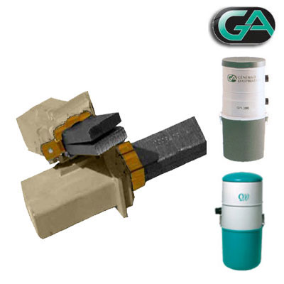[ADC476] Jeu de charbon Général d'aspiration GA 250 fabrication avant 1998, GA 400 fabrication entre 1998-2009 Générale d'Aspiration 31050032