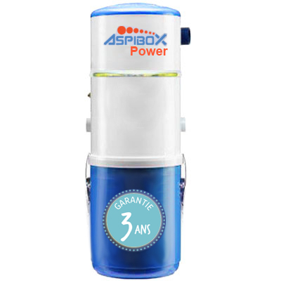 [APC323] Aspirateur central hybride ASPIBOX Power GARANTIE 3 ANS (jusqu’à 500 m²) + Kit flexible garage 8m et 5 accessoires OFFERT