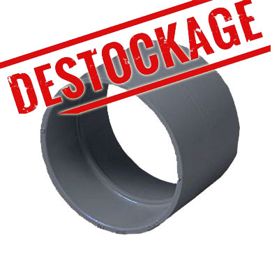 [AR310] Manchon gris Femelle/Femelle pour PVC Ø 51 (2 pouces)