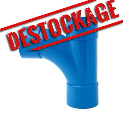 [AR321] Té 90° pour réseau d'aspiration centralisée Unelvent SAPHIR ou Aertecnica Ø 50 mm Bleu, Aertecnica TR056