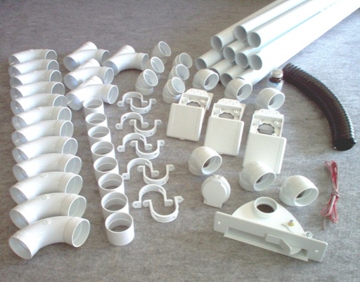 [ARC086] kit 3 prises + 1 kit prise garage + 1 kit ramasse miettes blanc