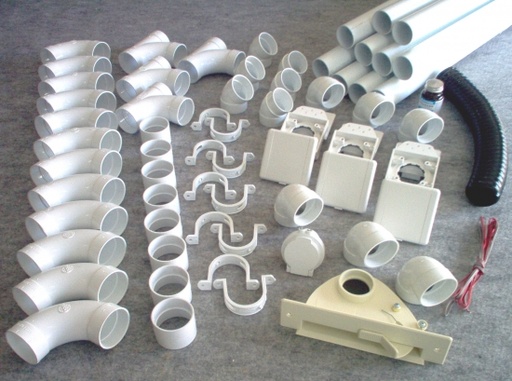 [ARC093] kit 3 prises + 1 kit prise garage + 1 kit ramasse miettes beige