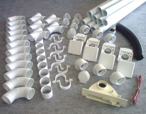 [ARC095] kit 4 prises + 1 kit prise garage + 1 kit ramasse miettes beige