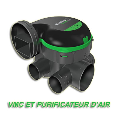 [VT028] ALDES-Groupe seul EasyHome PureAir classic. Fonction ventilation et purification d'air,à installer en combles perdus